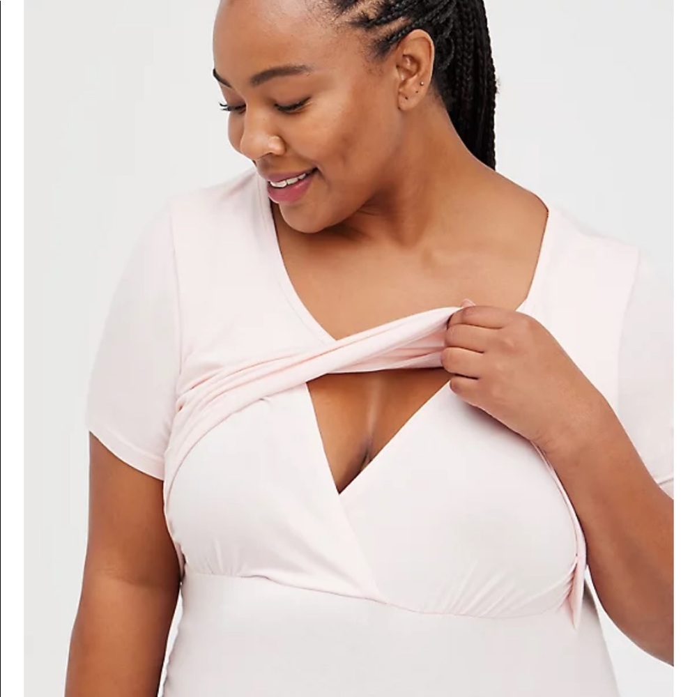 TORRID 4 pc bundle Maternity/Nursing Tunic Tops - Picture 3 of 5